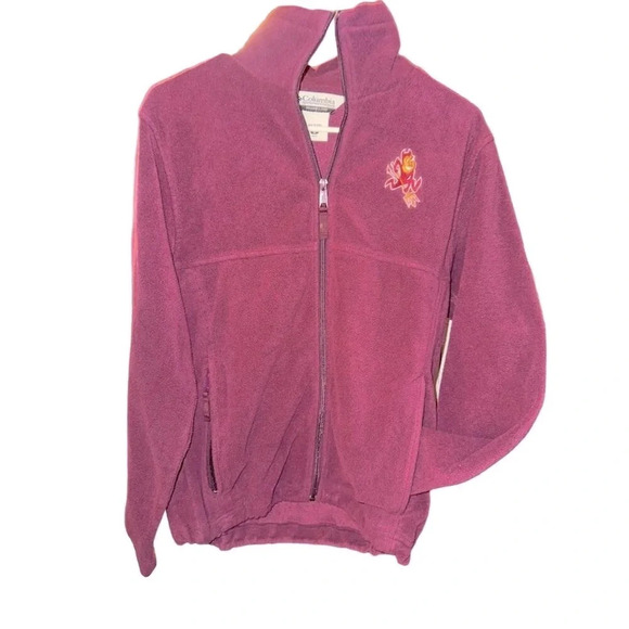 Columbia ASU fleece Jacket Size S Full-Zip Outdoor Casual - Picture 1 of 9